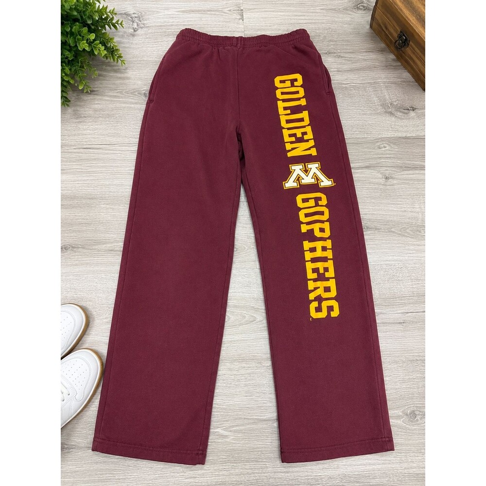 JanSport Minnesota Golden Gophers Sweatpants Size M Maroon Fleece NCAA Gophers